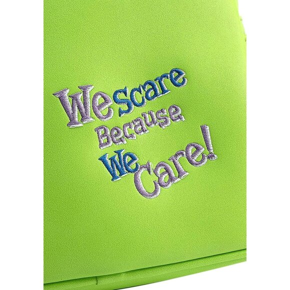 Disney Monsters Inc Mike Wazowski Womens Faux Leather Shoulder Bag Purse - Picture 2 of 6